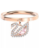 ANILLO PROMESA PAVE SWAN CISNE CRISTAL SWAROVSKI