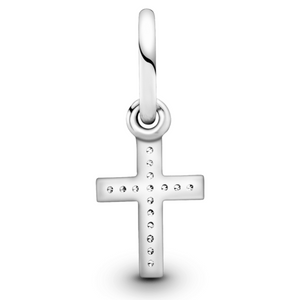 CHARM COLGANTE CRUZ RESPLANDECIENTE PANDORA + KIT DE REGALO