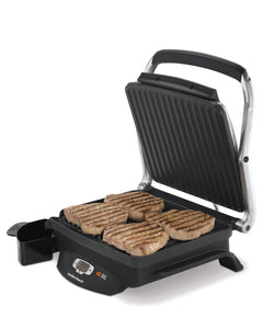 PARRILLA HAMILTON BEACH 25331 DIGITAL ANTIADHERENTE ACERO
