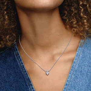 COLLAR PANDORA DOBLE CORAZON + KIT DE REGALO