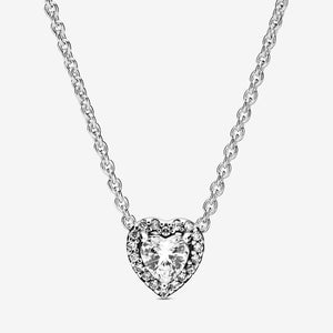 COLLAR CORAZON ELEVADO PANDORA + KIT DE REGALO