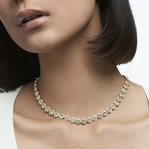 COLLAR CRISTAL SWAROVSKI ANGELIC ORO + KIT DE REGALO