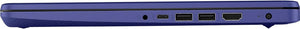 Laptop portátil HP (incluye 1 año de Microsoft 365), pantalla HD de 14'', 8 GB de RAM, 64 GB eMMC, Intel Quad-Core N4120, estudiantes y empresas, cámara web, HDMI, Wi-Fi, RJ-45, Windows 11 Home, rosa 