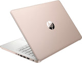 Laptop HP 14, Intel Celeron N4020, 4 GB de RAM, 64 GB de almacenamiento, pantalla HD Micro-edge de 14 pulgadas, Windows 11 Home, delgada y portátil, gráficos 4K, un año de Microsoft 365 (14-dq0040nr, 2021, blanco copo de nieve ) 