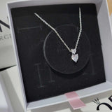 COLLAR PANDORA DOBLE CORAZON + KIT DE REGALO