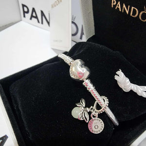 SET PULSERA PANDORA + CHARM EVANGELINE LUCIERNAGA Y KIT GRATIS