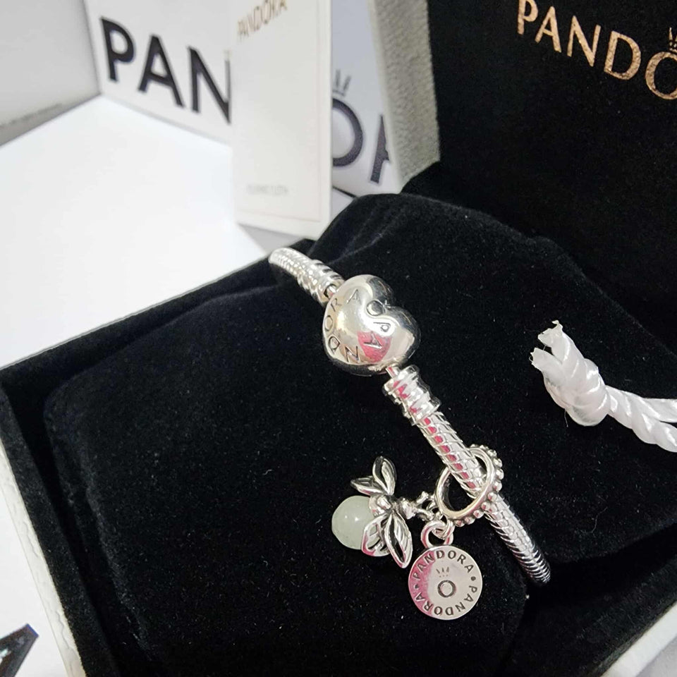 SET PULSERA PANDORA + CHARM EVANGELINE LUCIERNAGA Y KIT GRATIS
