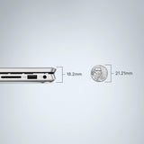 Laptop Dell Inspiron 16 5635 - AMD Ryzen 7-7730U, QHD de 16 pulgadas, 16 GB LPDDR4x RAM, 1 TB SSD, gráficos AMD Radeon, Windows 11 Home, 1 año de soporte premium - Platino plateado 