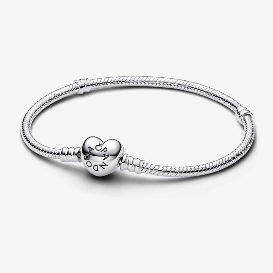 PULSERA PANDORA MOMENTS CORAZON + KIT DE REGALO