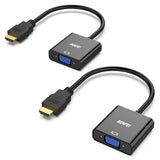 BENFEI HDMI to VGA, Gold-Plated Adapter (Male to Female) for Computer, Desktop, Laptop, PC, Monitor, Projector, HDTV, Chromebook, Raspberry Pi, Roku, Xbox and More - Black