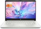 Laptop HP 14, Intel Celeron N4020, 4 GB de RAM, 64 GB de almacenamiento, pantalla HD Micro-edge de 14 pulgadas, Windows 11 Home, delgada y portátil, gráficos 4K, un año de Microsoft 365 (14-dq0040nr, 2021, blanco copo de nieve ) 