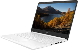 Laptop portátil HP (incluye 1 año de Microsoft 365), pantalla HD de 14'', 8 GB de RAM, 64 GB eMMC, Intel Quad-Core N4120, estudiantes y empresas, cámara web, HDMI, Wi-Fi, RJ-45, Windows 11 Home, rosa 