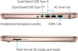Laptop portátil HP (incluye 1 año de Microsoft 365), pantalla HD de 14'', 8 GB de RAM, 64 GB eMMC, Intel Quad-Core N4120, estudiantes y empresas, cámara web, HDMI, Wi-Fi, RJ-45, Windows 11 Home, rosa 