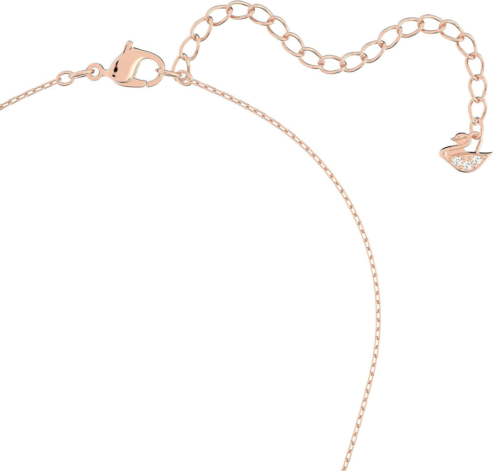 COLLAR CORAZON INFINITO SWAROVSKI ORO ROSA + KIT DE REGALO