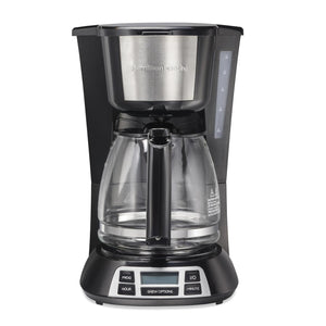 CAFETERA HAMILTON BEACH 49630 PROGRAMABLE 12 TAZAS 900W NEGRO