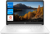 Laptop portátil HP (incluye 1 año de Microsoft 365), pantalla HD de 14'', 8 GB de RAM, 64 GB eMMC, Intel Quad-Core N4120, estudiantes y empresas, cámara web, HDMI, Wi-Fi, RJ-45, Windows 11 Home, rosa 