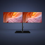 Monitor de computadora dual Packard Bell Basic, 24 pulgadas, ultraancho, montaje VESA, inclinación, VGA y HDMI, FHD 1920 x 1080, 75 Hz, 5 milisegundos para juegos, paquete de 2 