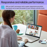 Laptop HP 14, Intel Celeron N4020, 4 GB de RAM, 64 GB de almacenamiento, pantalla HD Micro-edge de 14 pulgadas, Windows 11 Home, delgada y portátil, gráficos 4K, un año de Microsoft 365 (14-dq0040nr, 2021, blanco copo de nieve ) 