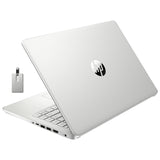 Computadora portátil HP Stream HD BrightView de 14", Intel Celeron N4120, 16 GB de RAM, 256 GB de almacenamiento (tarjeta USB de 128 GB Emmc+ de 128 GB), gráficos Intel UHD, cámara web de 720p, Wi-Fi, 1 año de Office 365, Win 11 S, dorado 