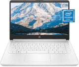 Laptop HP 14, Intel Celeron N4020, 4 GB de RAM, 64 GB de almacenamiento, pantalla HD Micro-edge de 14 pulgadas, Windows 11 Home, delgada y portátil, gráficos 4K, un año de Microsoft 365 (14-dq0040nr, 2021, blanco copo de nieve ) 