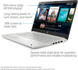 Laptop HP 14, Intel Celeron N4020, 4 GB de RAM, 64 GB de almacenamiento, pantalla HD Micro-edge de 14 pulgadas, Windows 11 Home, delgada y portátil, gráficos 4K, un año de Microsoft 365 (14-dq0040nr, 2021, blanco copo de nieve ) 