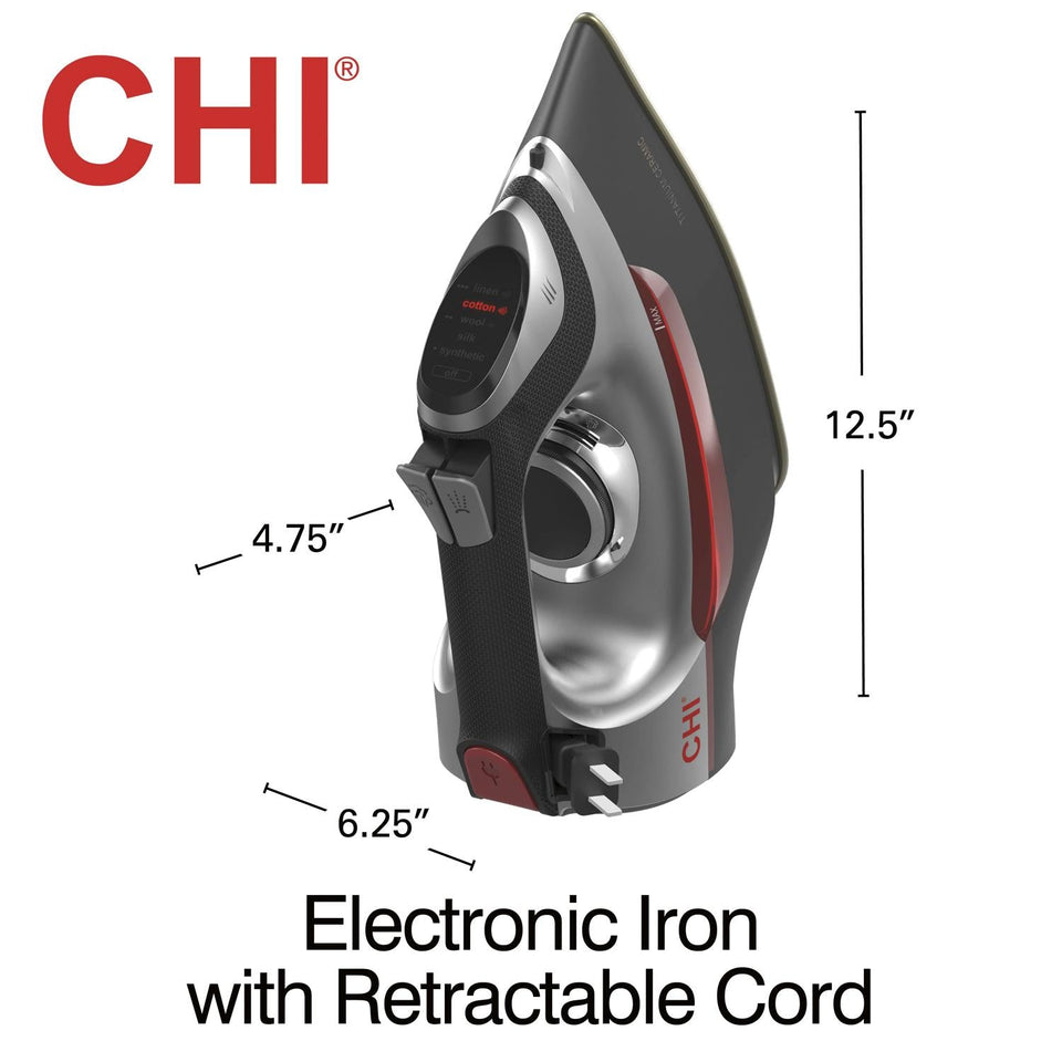 Plancha Eléctronica Hamilton Beach Chi 13102 Cable Retráctil