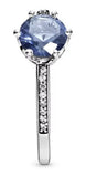 ANILLO COMPROMISO PANDORA CORONA DESLUMBRANTE AZUL + KIT DE REGALO