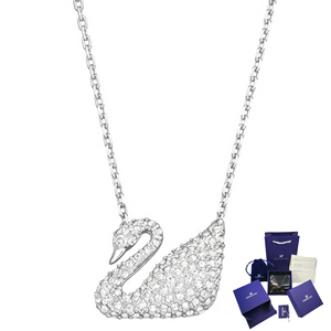 COLLAR DANCING SWAN CLASSIC CISNE BLANCO CRISTAL SWAROVSKI