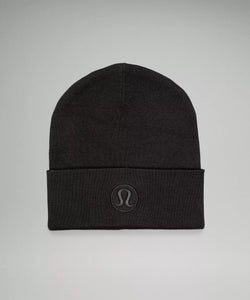 Warm Revelation Beanie LOGO | Black