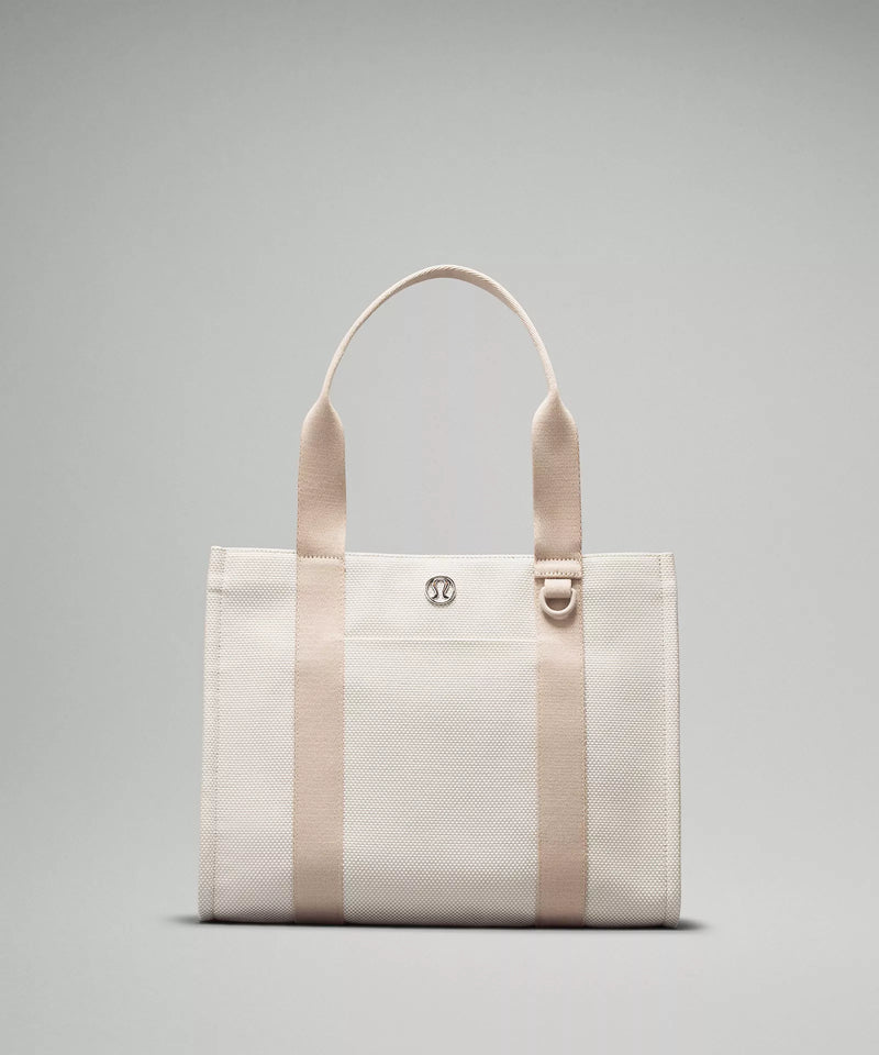 Two-Tone Canvas Tote Bag 10L | Mojave Tan/Light Ivory