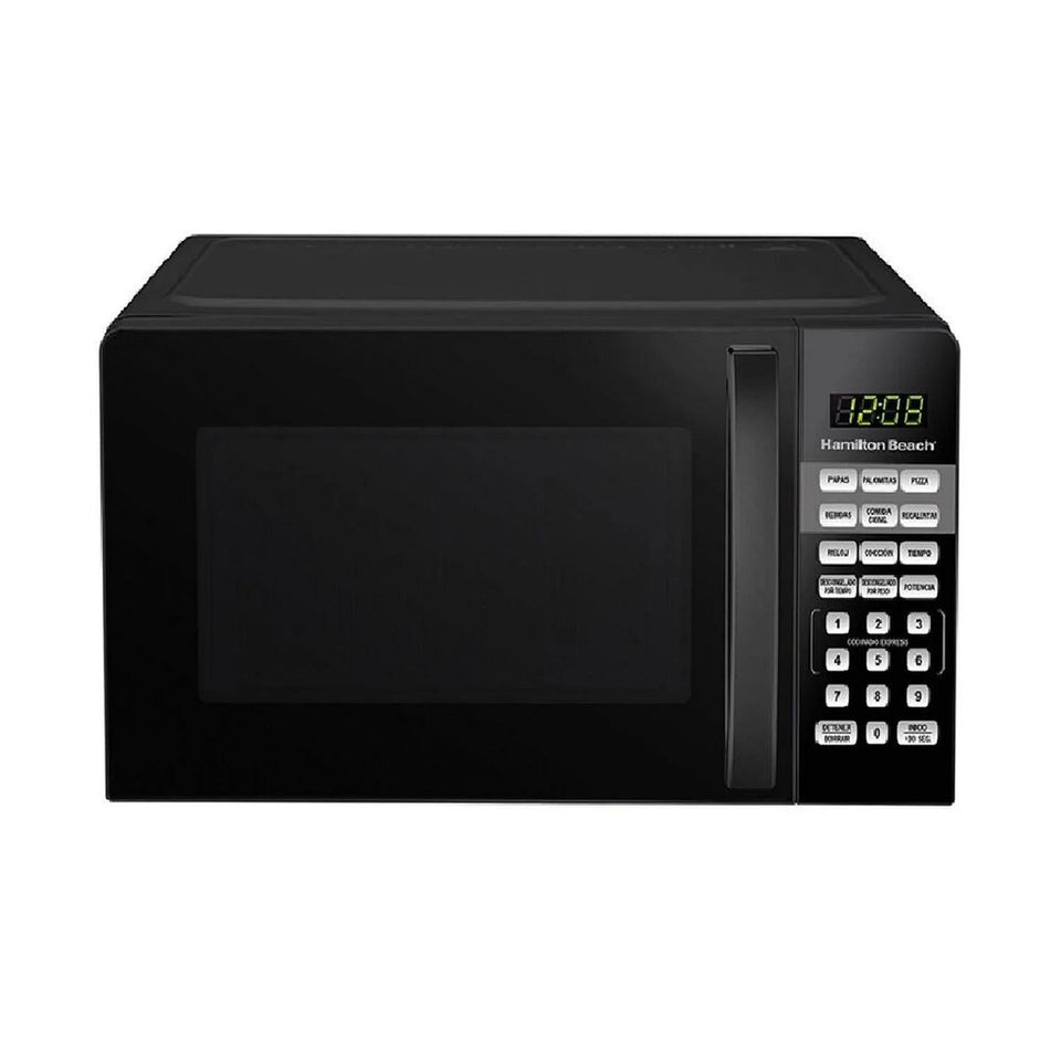 Horno Microondas Hamilton Beach 0.7 Pies HBP70J17A 8 Dif Funciones