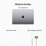 Apple 2023 MacBook Pro Laptop M2 Pro chip with 12‑core CPU and 19‑core GPU: 16.2-inch Liquid Retina XDR Display, 16GB Unified Memory, 512GB SSD Storage. Works with iPhone/iPad; Space Gray
