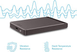 SSD portátil Lexar 2TB SL500, hasta 2000 MB/s de lectura, compatible con portátiles tipo C, iPhone 15, teléfonos inteligentes, tabletas, PS5, Xbox, USB 3.2 Gen 2x2, delgado y liviano, SSD externo (LSL500X002T-RNBNU) 